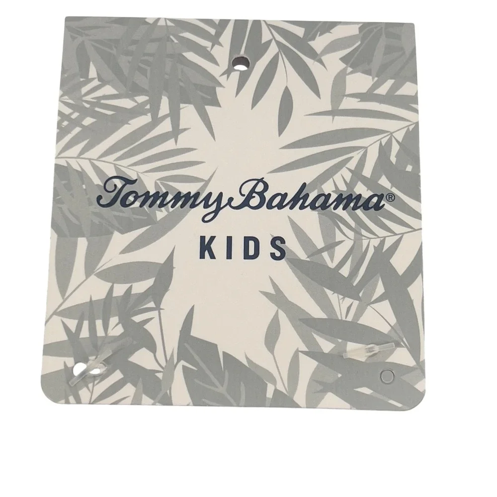 NEW Tommy Bahama Kids Blue‎ Palm Tree Print Bucket Hat